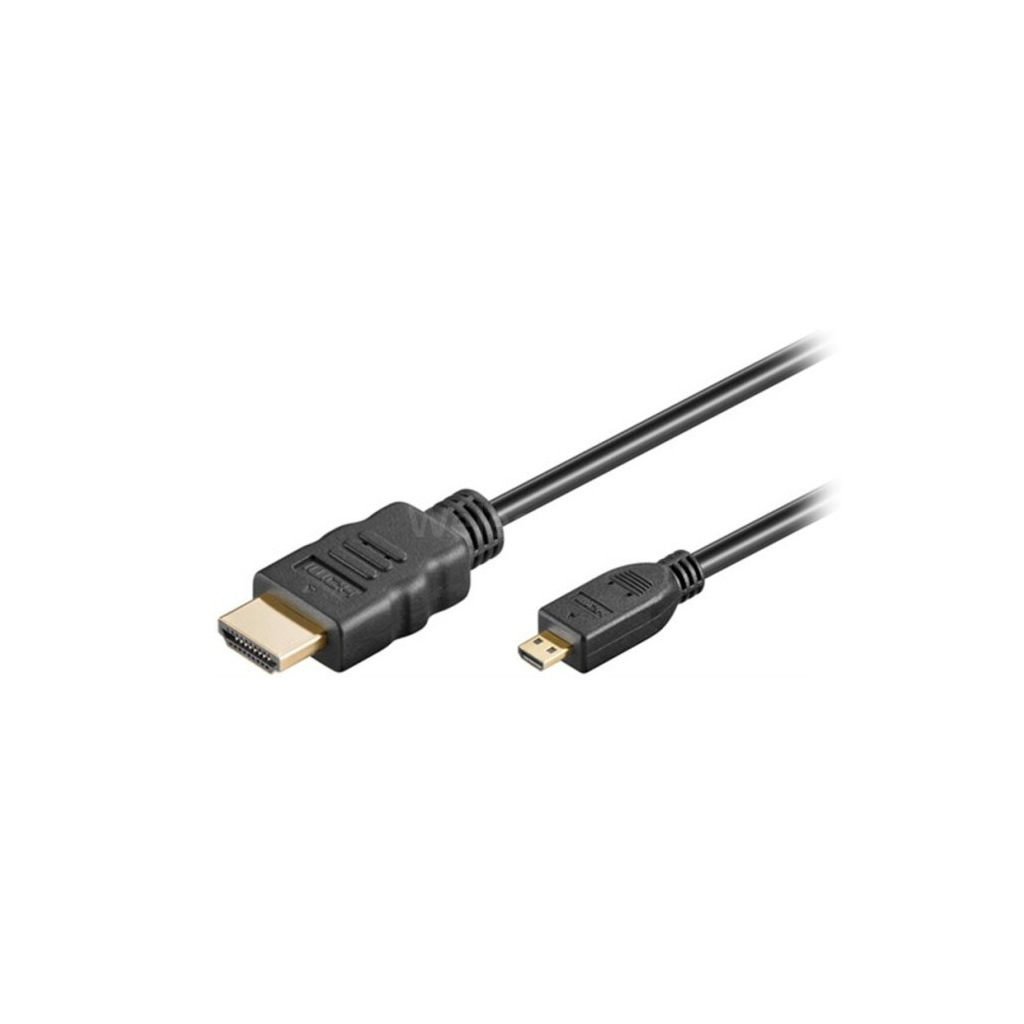 Додаткове обладнання для Мікро ПК Goobay (DE) Кабель Goobay microHDMI-HDMI для Raspberry Pi 2м (GB1-053785)