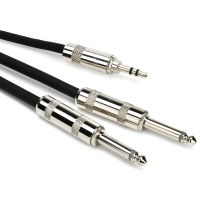 Інсертний кабель RapcoHorizon Y-Cable 3.5mm TRS - TS 1/4" (3m) (YN1-P-10)