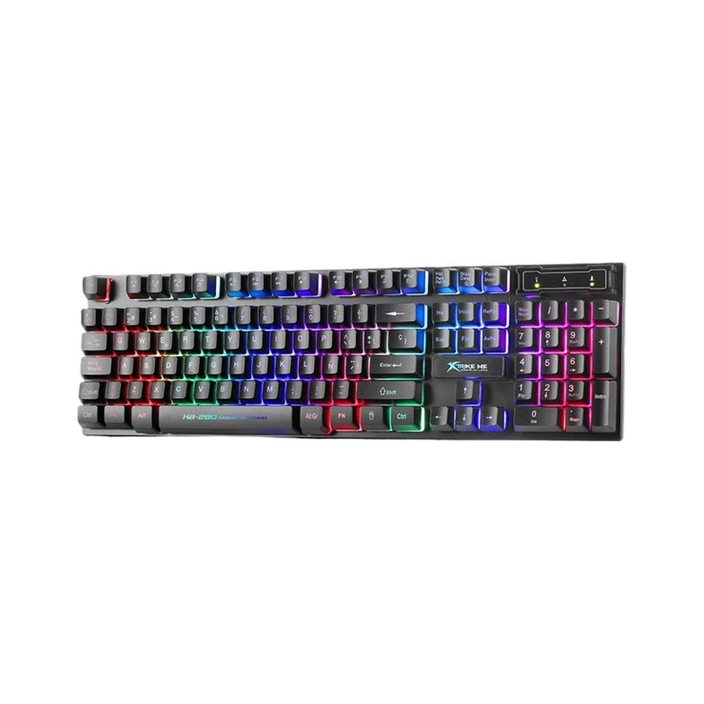 Клавіатура Xtrike ME KB-280 RGB Black (KB-280) Клавіатура Xtrike ME KB-280 RGB Black (KB-280)