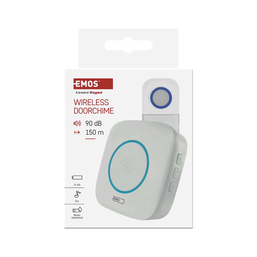 Дверний дзвінок EMOS P5736 3AA (P5736)