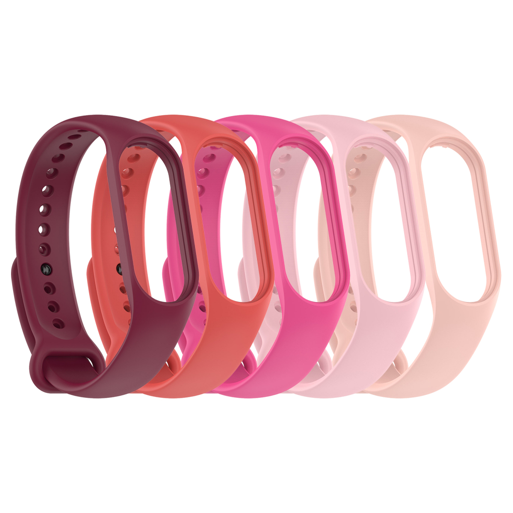 Ремінець до фітнес браслета Armorstandart комплект 5шт Xiaomi Mi Band 7/6/5 New Style Pink Punch (ARM75066) Ремінець до фітнес браслета Armorstandart комплект 5шт Xiaomi Mi Band 7/6/5 New Style Pink Punch (ARM75066)