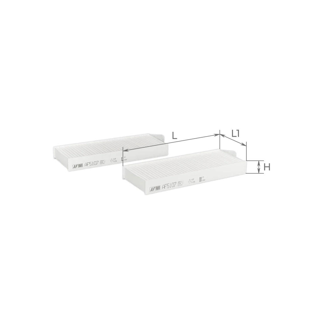 Фільтр салону ALPHA FILTER AF5107-2