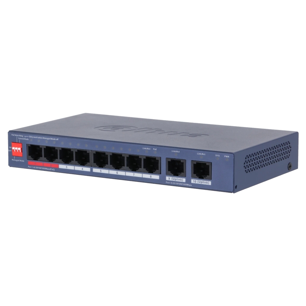 Комутатор мережевий Dahua DH-CS4010-8GT-110-V2