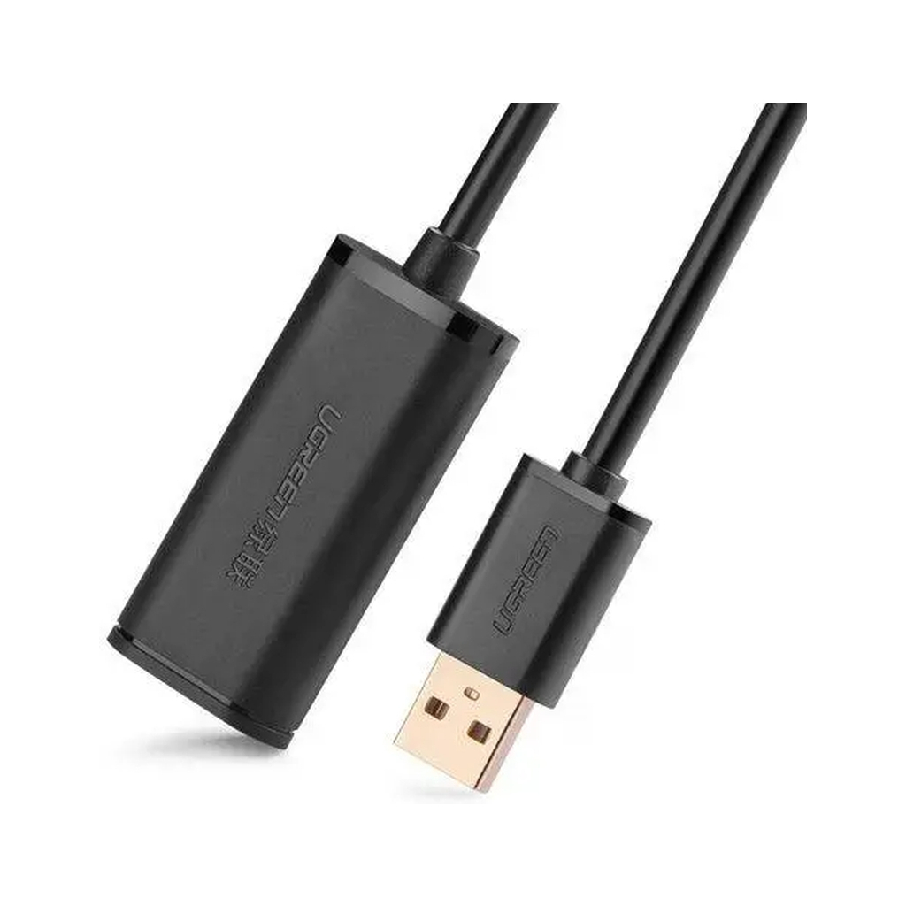 Дата кабель USB 2.0 AM to AF 10.0m Active black Ugreen (10321) Дата кабель USB 2.0 AM to AF 10.0m Active black Ugreen (10321)