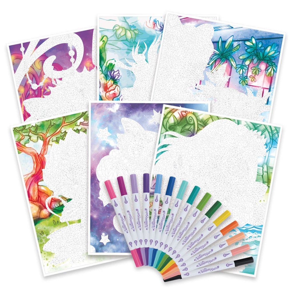 Набір для творчості Nebulous Stars Розмальовка по номерах Зіркові таємниці (11382)