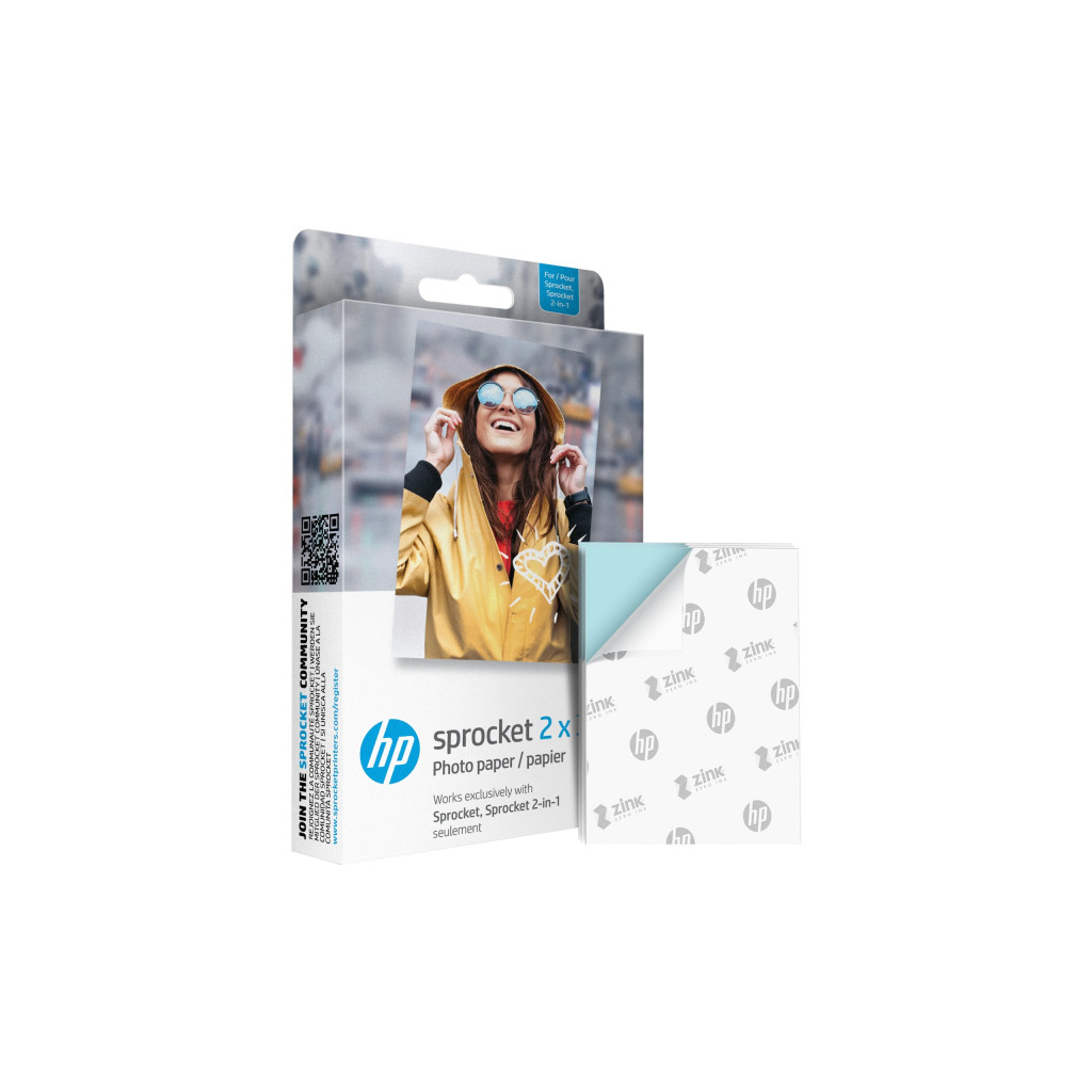 Фотопапір HP Zink 2x3" Sprocket, glossy, self-adhesive, 50sh (HPIZ2X350) Фотопапір HP Zink 2x3" Sprocket, glossy, self-adhesive, 50sh (HPIZ2X350)