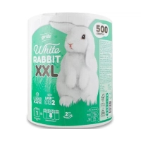 Paper towels Grite White Rabbit XXL 2 layers 500 tears 1 roll (4770023346091)