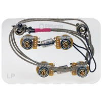 Guitar Electronics Kit DiMarzio Les Paul Wiring Harness With Straight Toggle Switch And 500K Long Shaft Pots (GW2101)