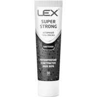 Intimate gel lubricant Lex Condoms Super Strong Regenerating With aloe vera extract 30 ml (7640341151936)