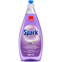 Manual dishwashing liquid Sano Spark Lavender 500 ml (7290005425875)