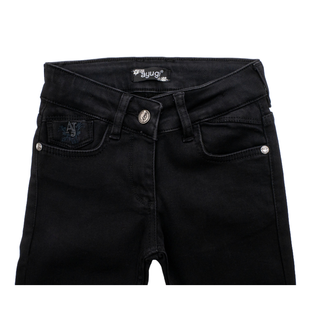 Джинси дитячі A-Yugi утеплені (7294-116G-black)