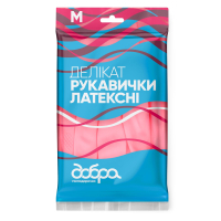 Household gloves Good Housewife Latex Delicate Size M (4820086523684)