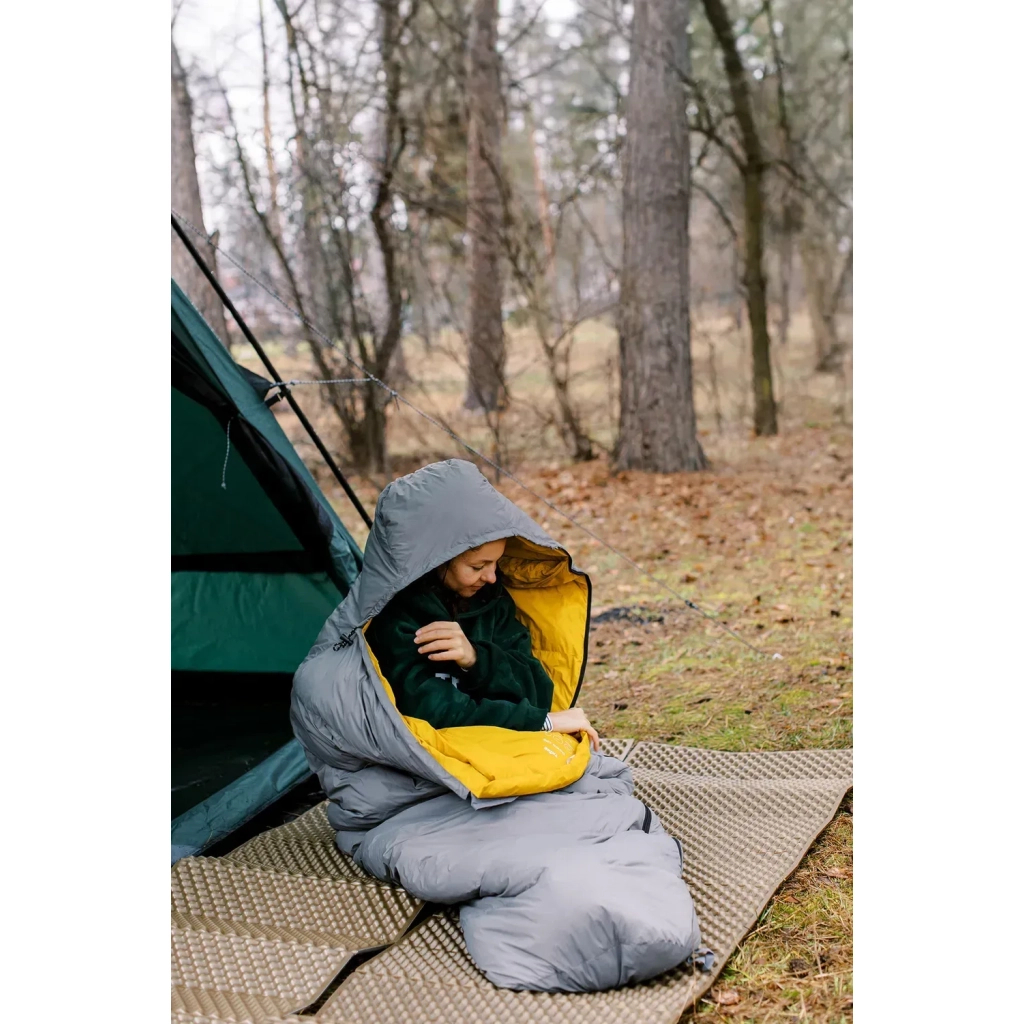 Спальний мішок Tribe Down 400 Regular пуховий сірий лівий (T-CH-0007-grey-L) Спальний мішок Tribe Down 400 Regular пуховий сірий лівий (T-CH-0007-grey-L)