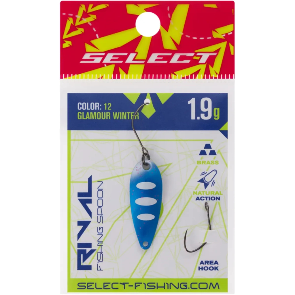 Блешня Select Rival 1.9g 30mm 12 Glamour Winter (1870.79.91) Блешня Select Rival 1.9g 30mm 12 Glamour Winter (1870.79.91)