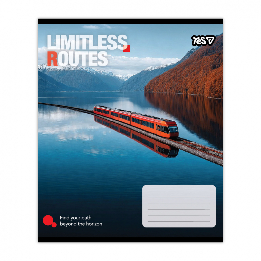 Зошит Yes Limitless routes А5 48 аркушів, лінія (769041)