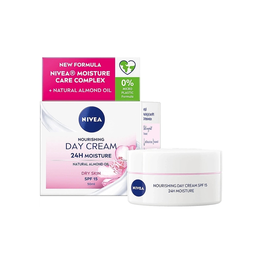 Крем для обличчя Nivea Nourishing Day Cream SPF 15 50 мл (9005800227207)