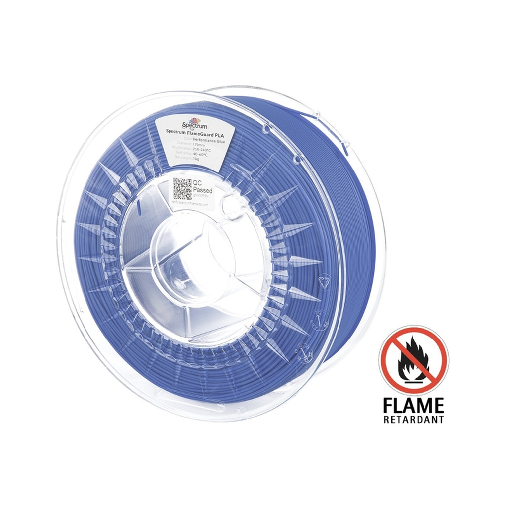 Пластик для 3D-принтера Spectrum PLA FlameGuard 1.75mm 1kg Blue, Performance (81453)