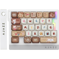 Клавіатура Ajazz AK029 Meow Magnetic Switch USB UA Beige (AK029-M-Y)