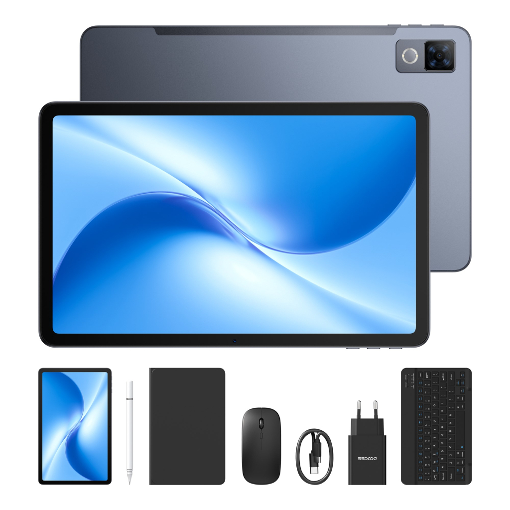 Планшет Doogee Tab U12 12" 6/128GB Wi-Fi Gray VIP Edition (6923740290354)