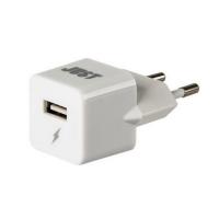 Зарядний пристрій Just Atom USB Wall Charger (1A/5W, 1*USB) (WCHRGR-TM-WHT)