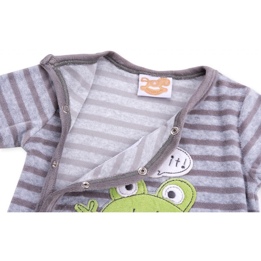 Чоловічок дитячий Luvena Fortuna велюровий, зелений (FAD7064.3-6)