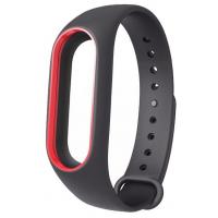 Ремінець до фітнес браслета Xiaomi Mi Band 2 black-red (Р27689)