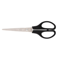 Axent scissors 18 cm, black (D6219)