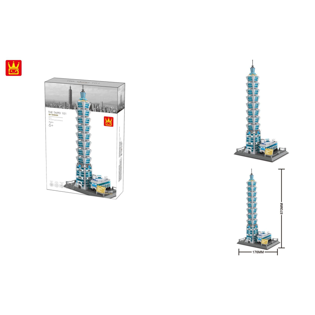 Конструктор Wange Тайбей 101 , Тайвань, Китай (WNG-Taipei-101) Конструктор Wange Тайбей 101 , Тайвань, Китай (WNG-Taipei-101)