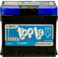 Car battery Topla 54 Ah/12V TOP Euro (118 654)