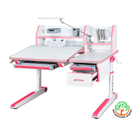 Парта Mealux Sherwood Plus Pink (BD-830 W/PN Plus)