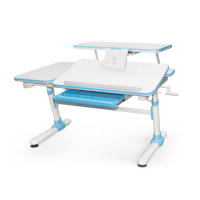 Desk Evo-kids Darwin Blue with shelf (Evo-502 B + shelf Evo-S 515)