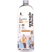 Гель для миття посуду в посудомийці Purenn Organic Family 2 в 1 Очищення та ополіскування з Ялівцем та Сосною 1 л (4751024880050)