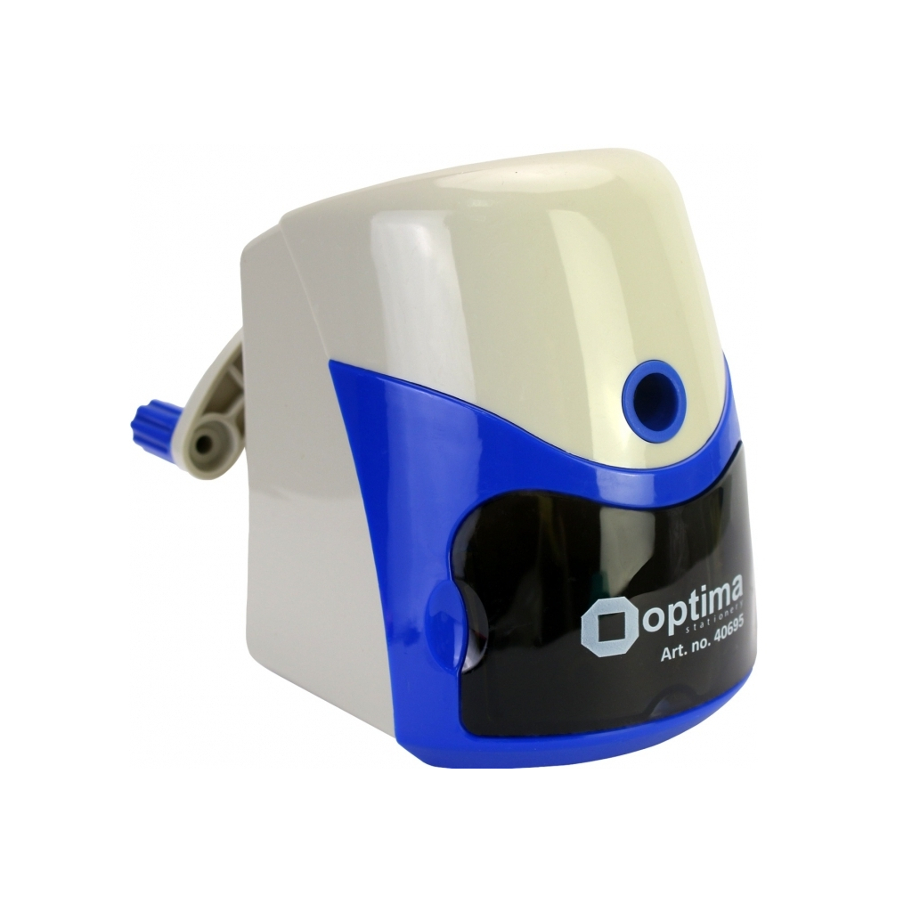 Точилка Optima Механічна для олівця з автоматичною подачею, синя (O40695) Точилка Optima Механічна для олівця з автоматичною подачею, синя (O40695)