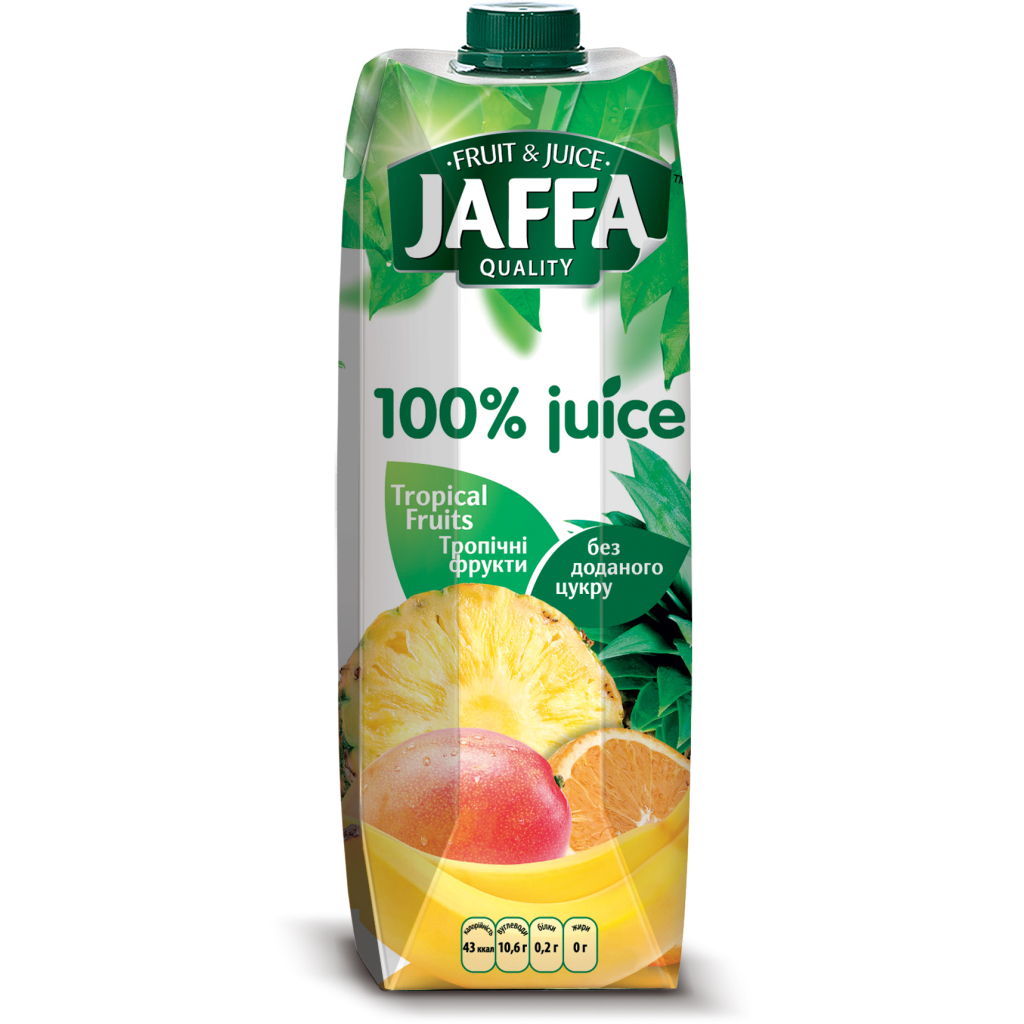 Сік Jaffa Тропічні фрукти 950 мл (4820003684917)