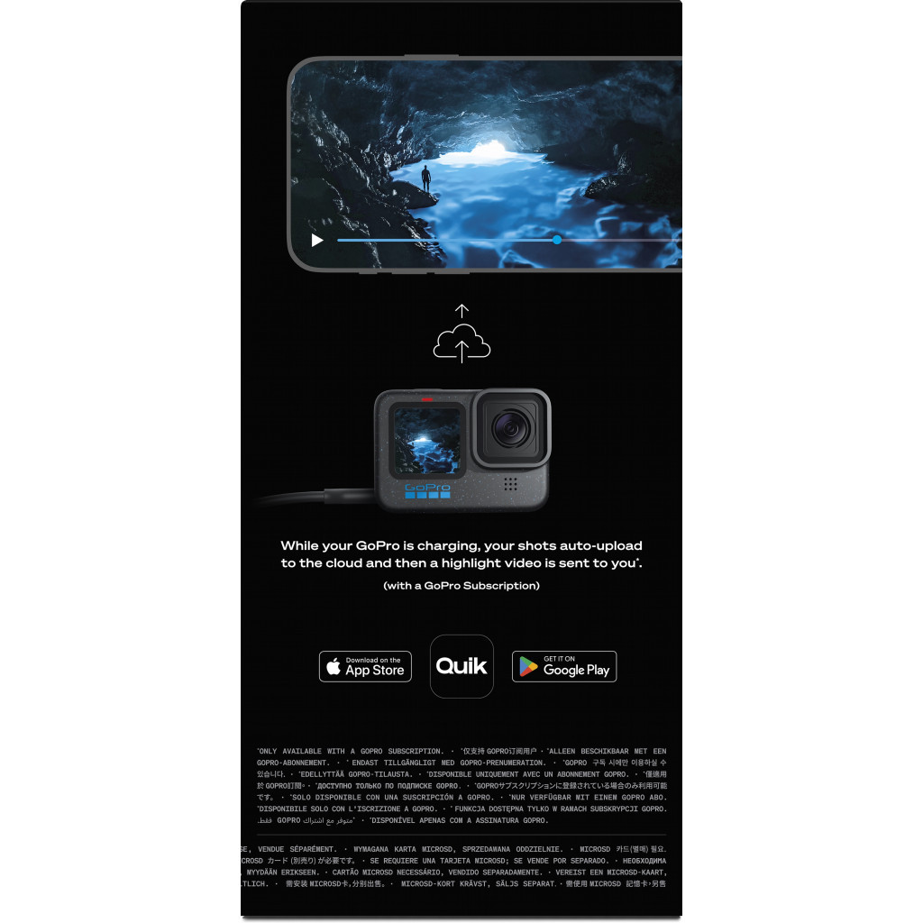 Екшн-камера GoPro HERO12 Black (CHDHX-121-RW)
