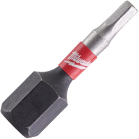 Bit set Milwaukee SHOCKWAVE Hex2.5, 25mm, 2pcs (4932430893)