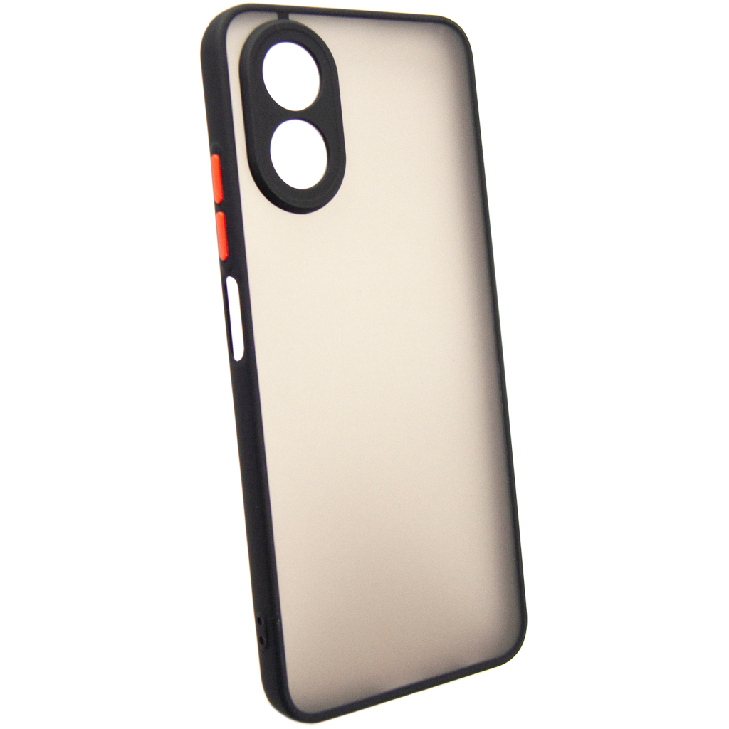 Чохол до мобільного телефона Dengos Matte OPPO A38 (black) (DG-TPU-MATT-134) Чохол до мобільного телефона Dengos Matte OPPO A38 (black) (DG-TPU-MATT-134)