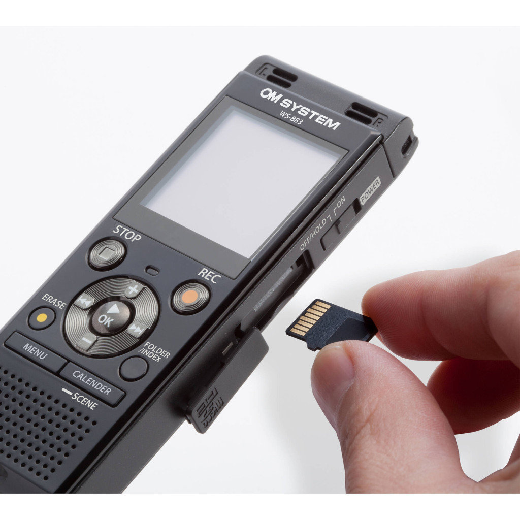 Цифровий диктофон Olympus OM SYSTEM WS-883 Black (8GB) (V420340BE000)