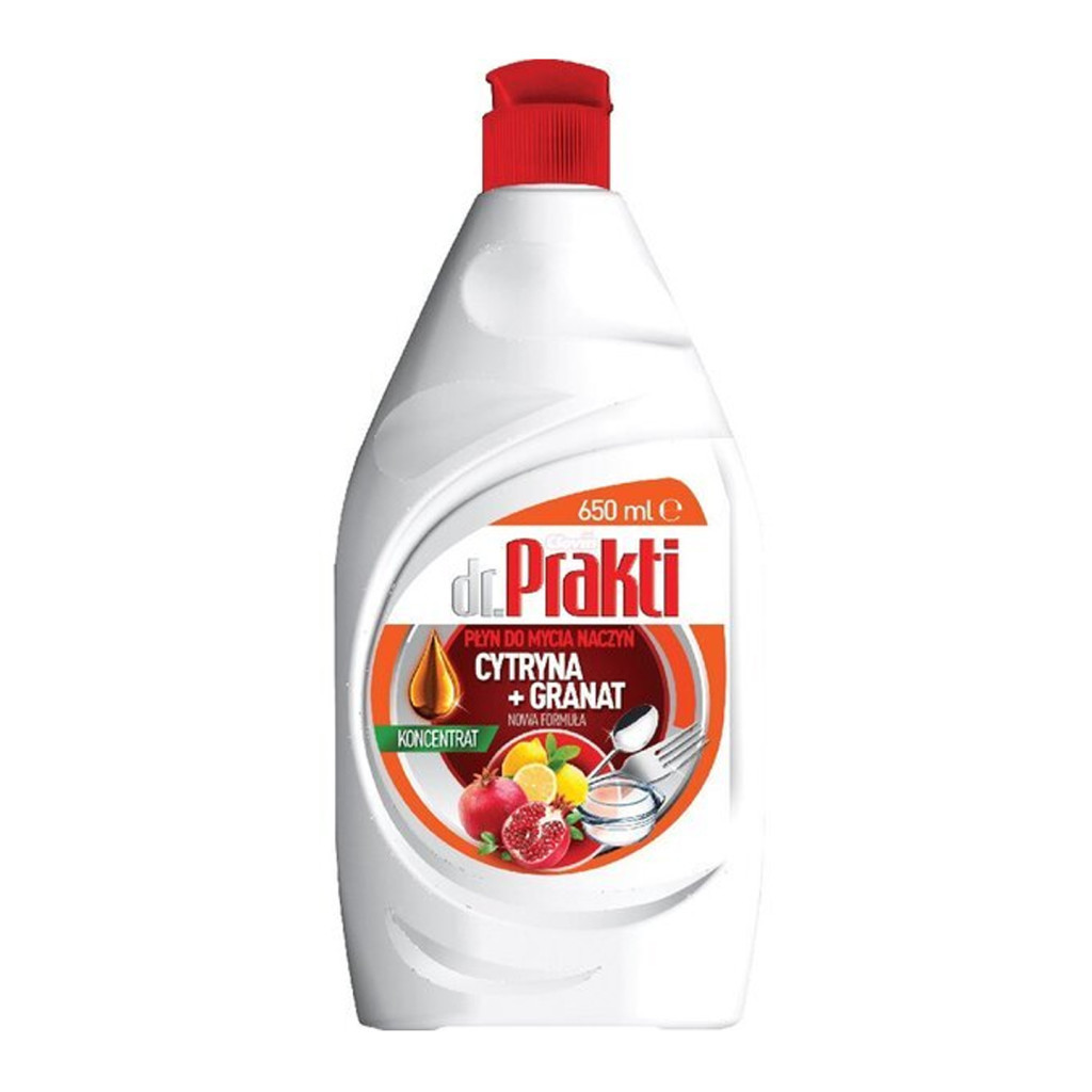Засіб для ручного миття посуду Dr. Prakti Cytryna + Granat 650 мл (5903855502680)