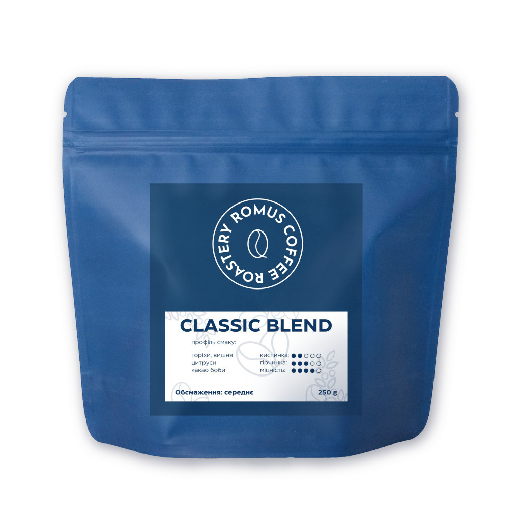Кава Romus Classic Blend в зернах 250 г (300052)