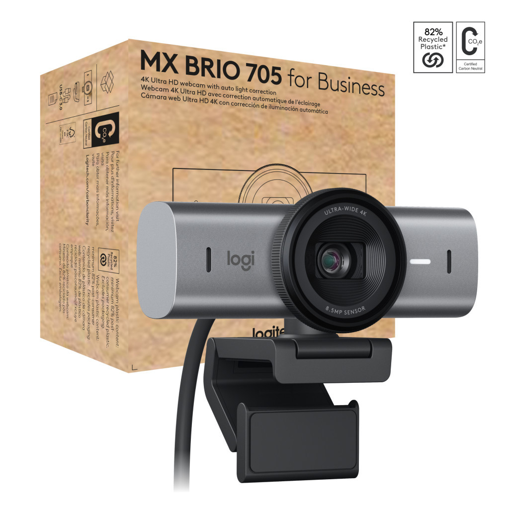 Веб-камера Logitech MX Brio 705 for Business 4K Graphite (960-001530) Веб-камера Logitech MX Brio 705 for Business 4K Graphite (960-001530)