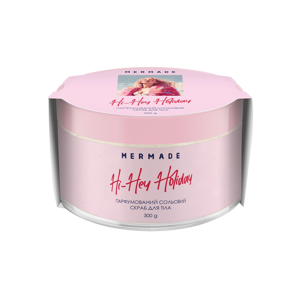 Скраб для тіла Mermade Hi-Hey Holiday Парфумований сольовий 300 г (4823122900913)