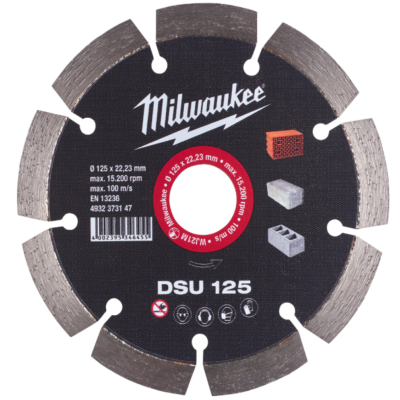 Круг відрізний Milwaukee алмазний DSU 125, 125мм (4932373147)