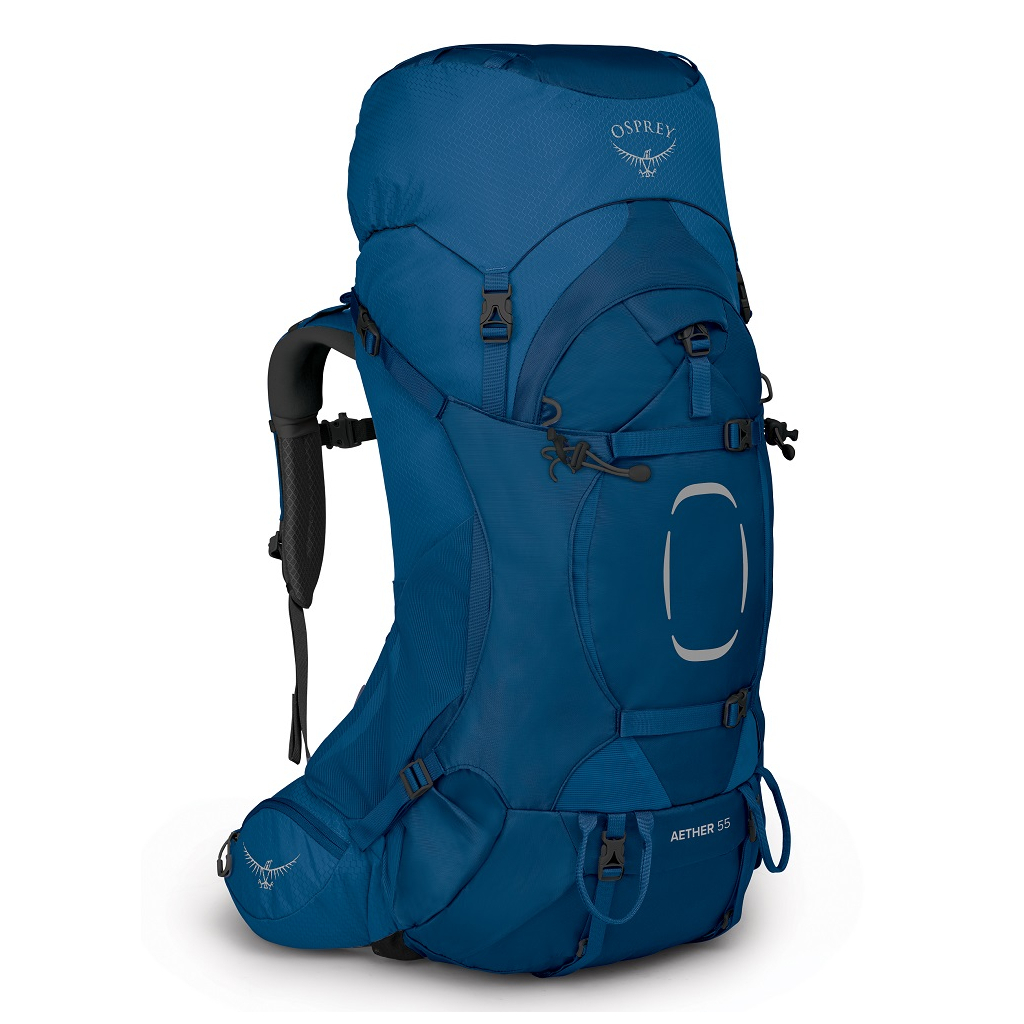 Рюкзак туристичний Osprey Aether 55 deep water blue - L/XL - синій (009.2409)