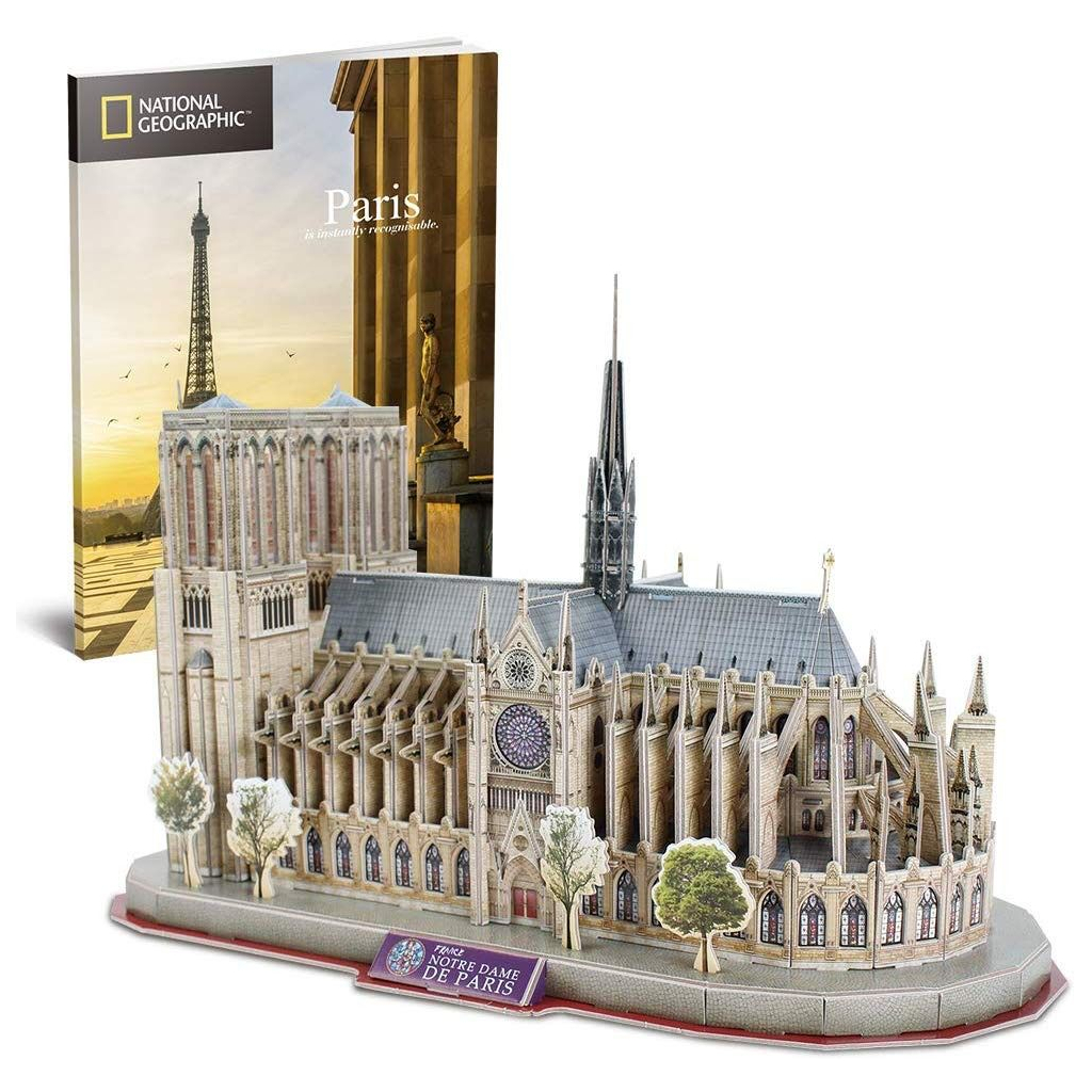 Пазл Cubic Fun Тривимірний пазл National geographic Нотр-Дам-де-Парі (DS0986h) Пазл Cubic Fun Тривимірний пазл National geographic Нотр-Дам-де-Парі (DS0986h)