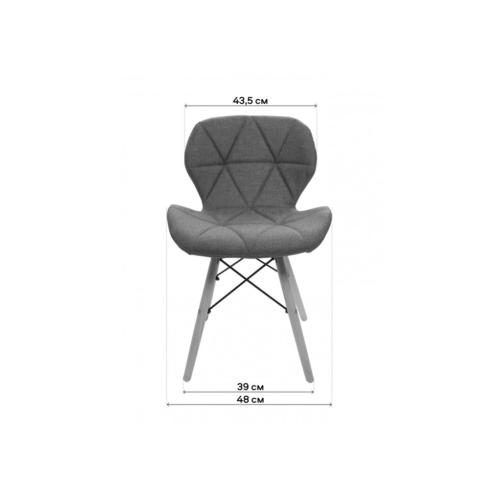 Кухонний стілець GT Racer X-D27 Fabric Black