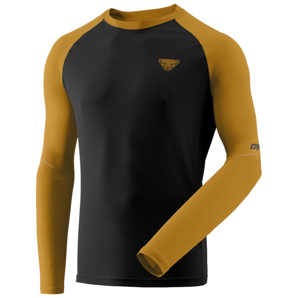 Лонгслів Dynafit Alpine Pro L/S Tee Mns 71156 0914 - 48/M - чорний/жовтий (016.002.2709)