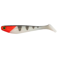 Fishing silicone FishUP Wizzle Shad 8" 357 - Red Head (1pc/pack) (1864.11.43)