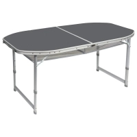 Туристичний стіл Bo-Camp Case Model Oval 150x80 cm Grey (1404399) (DAS303275)