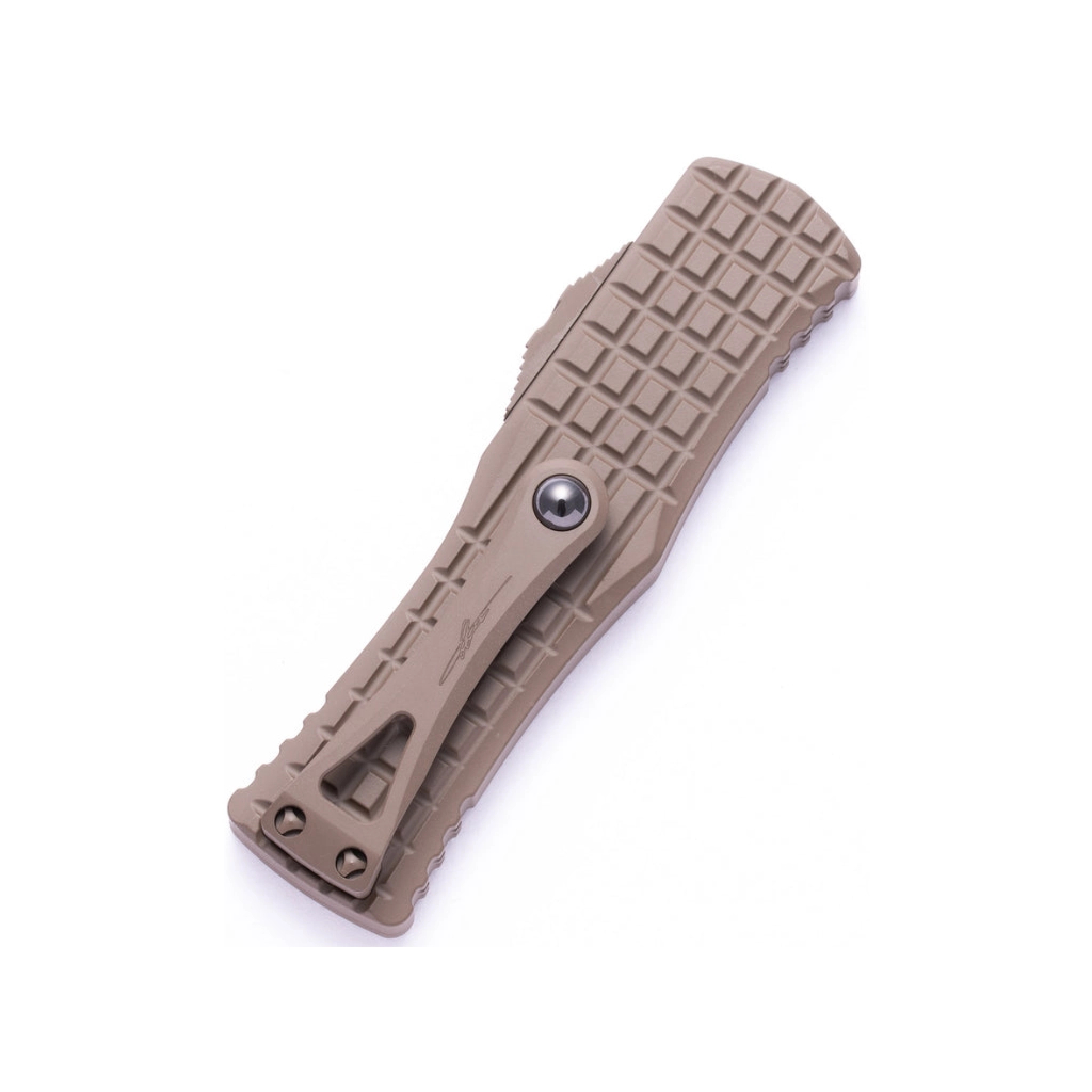 Ніж Microtech Hera D/E OTF signature, frag, cerakote, chocolate brown (702-1FRCCHS) Ніж Microtech Hera D/E OTF signature, frag, cerakote, chocolate brown (702-1FRCCHS)